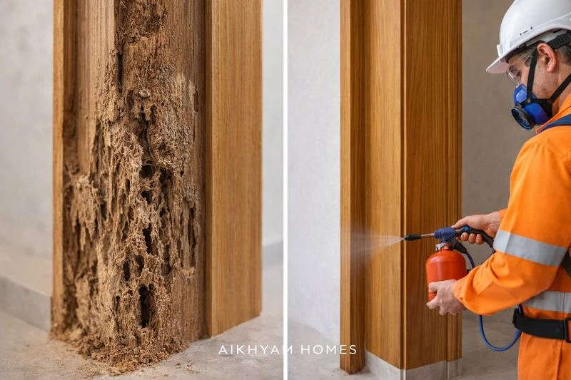 The Silent Invaders: How Aikhyam Homes Builds Your Fortress Against Termites